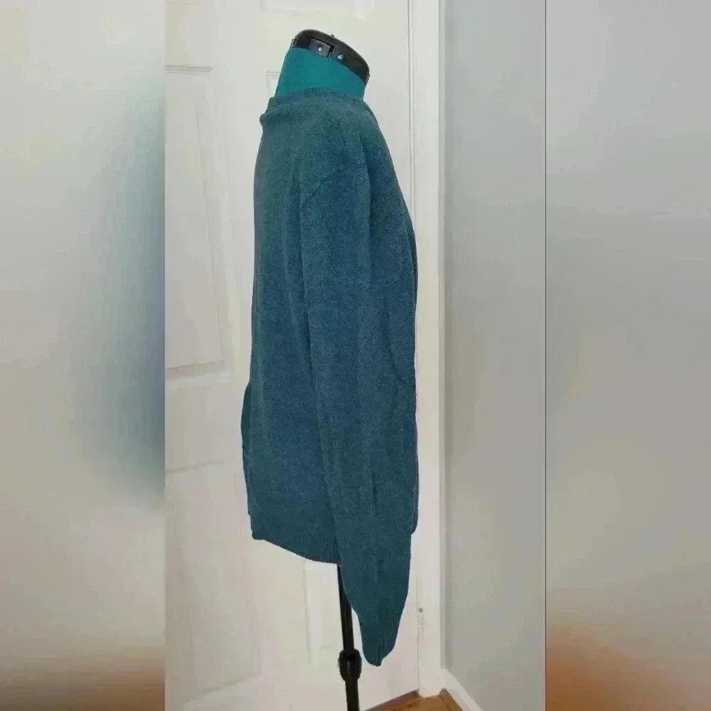 Green Gap Merino Wool Blend Crewneck Sweater Size L - Picture 2 of 5